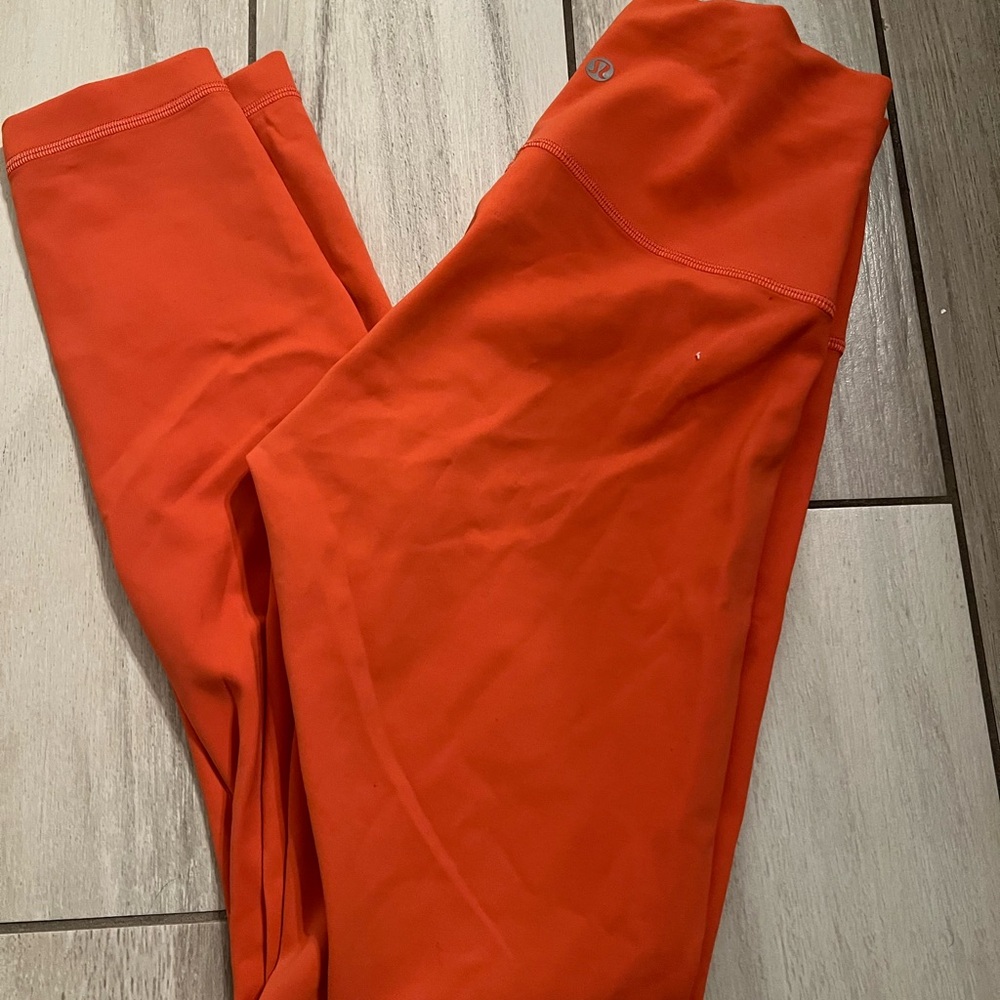 lululemon athletica align 25” or 28” Orange Leggings